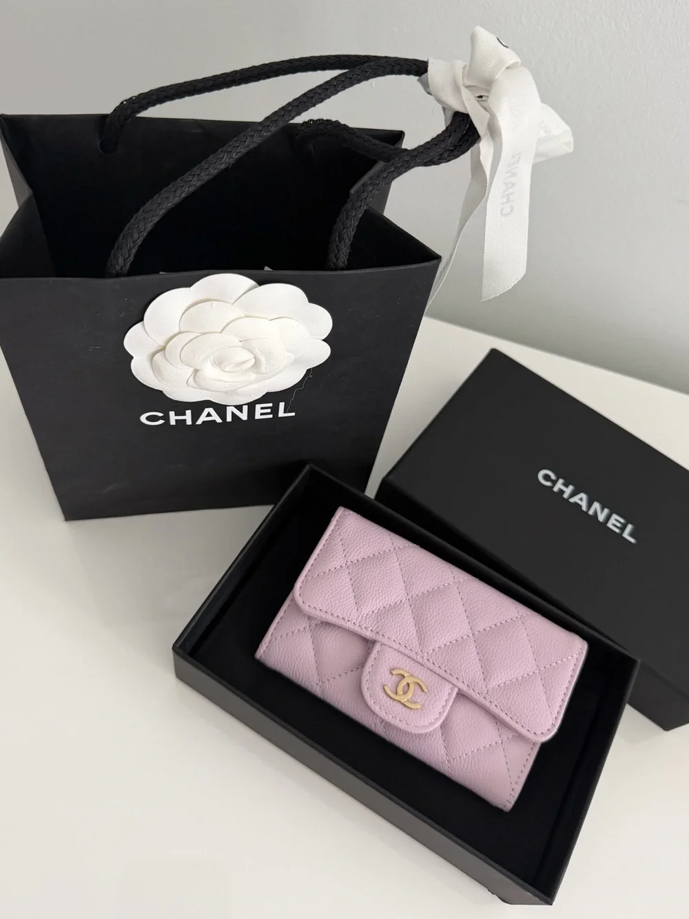 CHANEL Quilted Mini Wallet